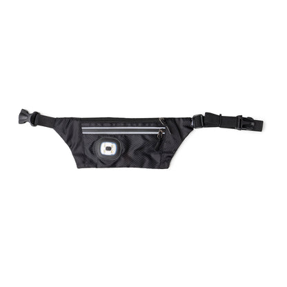 Sling Bag With Reflective Zippers