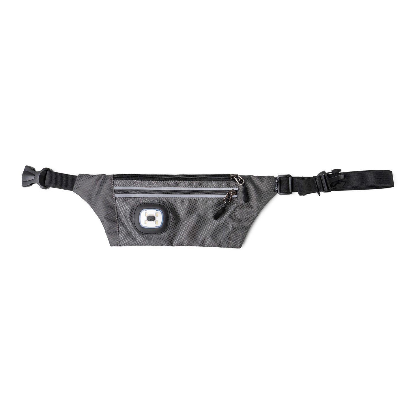 Sling Bag With Reflective Zippers