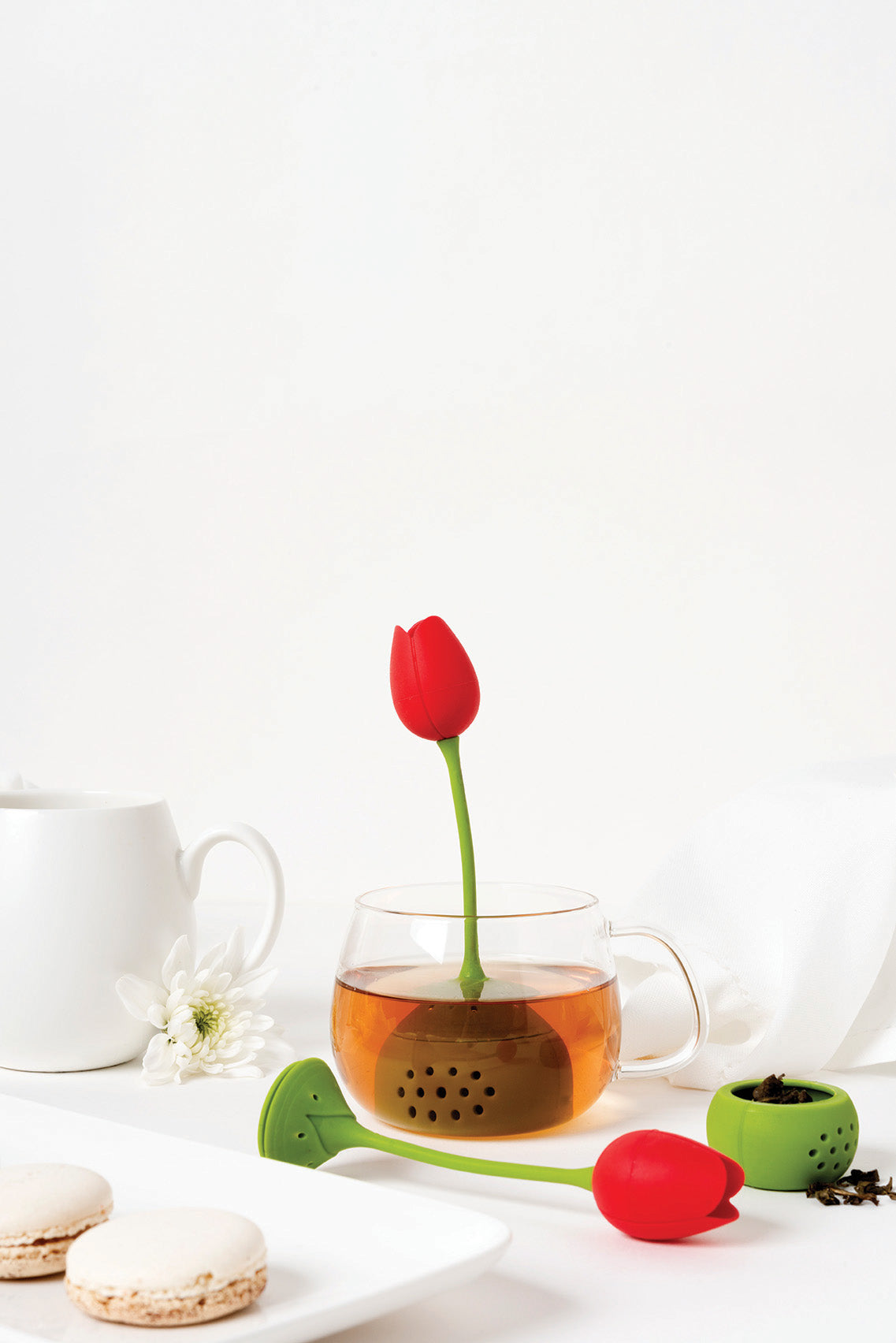 Red Tulip Tea Infuser