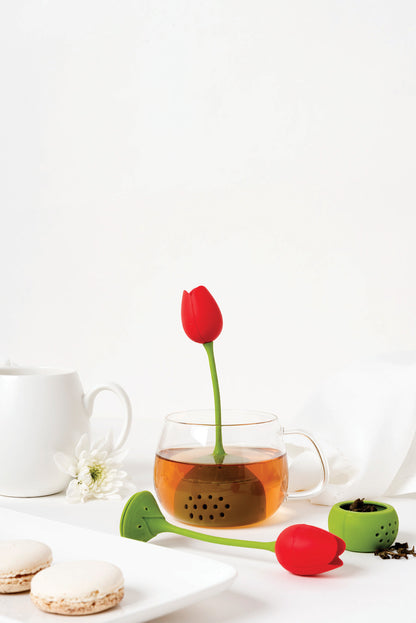 Red Tulip Tea Infuser