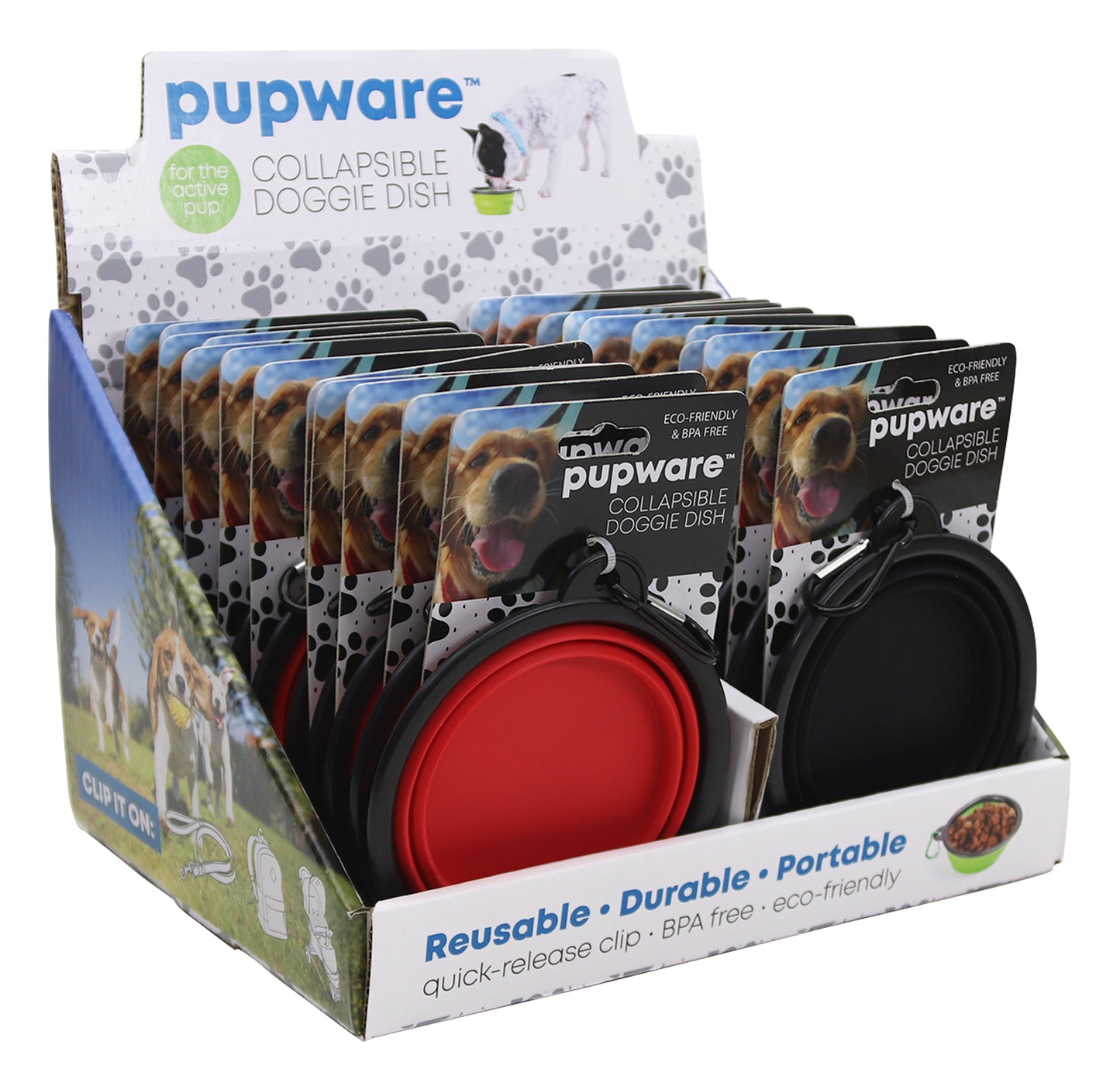 Collapsible Silicone Dog Bowl