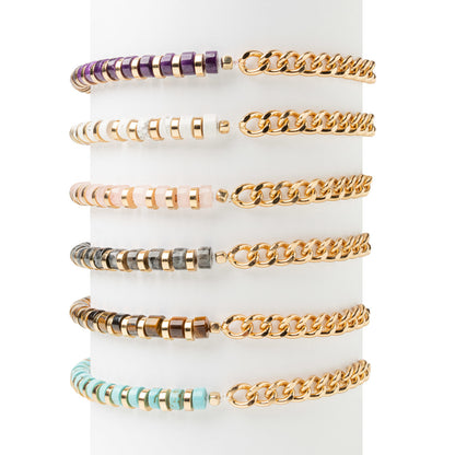 Bracelet Bar Chain Reaction Collection