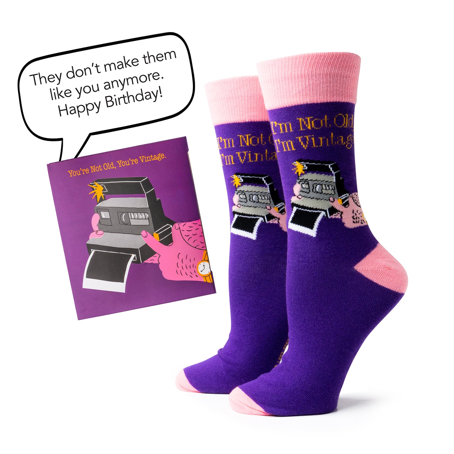 It's Yo Birthday Gift Card Sock Set
