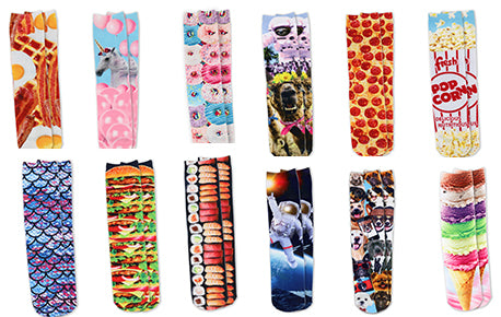 Hyper-Real Sublimated Sock