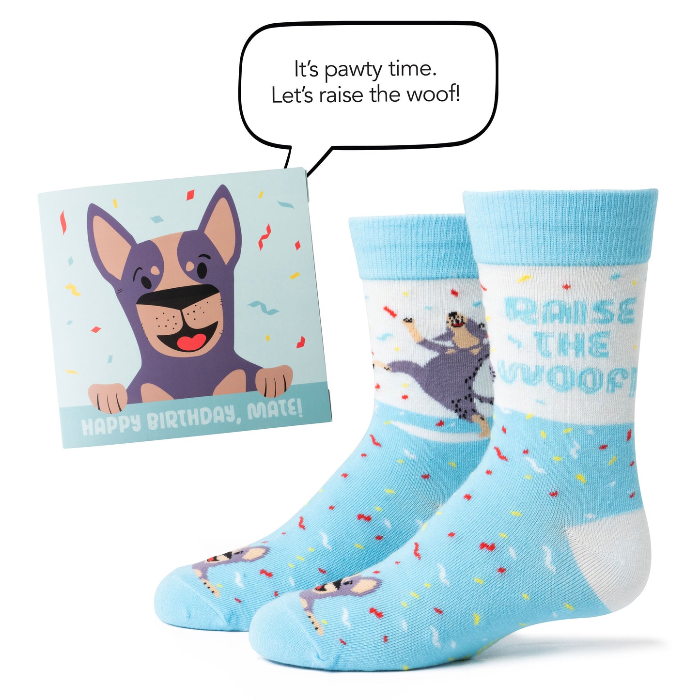 Kids It's Yo Birthday Gift Card Sock Set