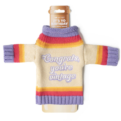 It's Yo Birthday Wine & Bottle Sweater