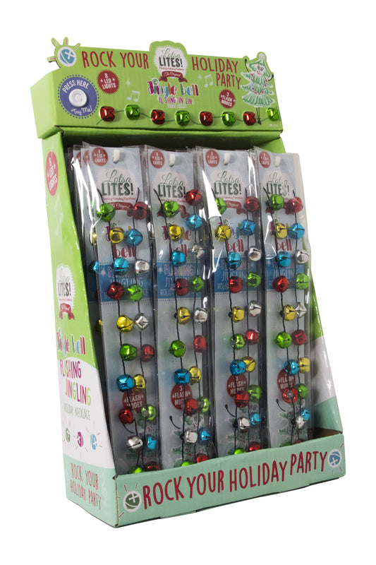 Flashing Jingle Bell Necklace