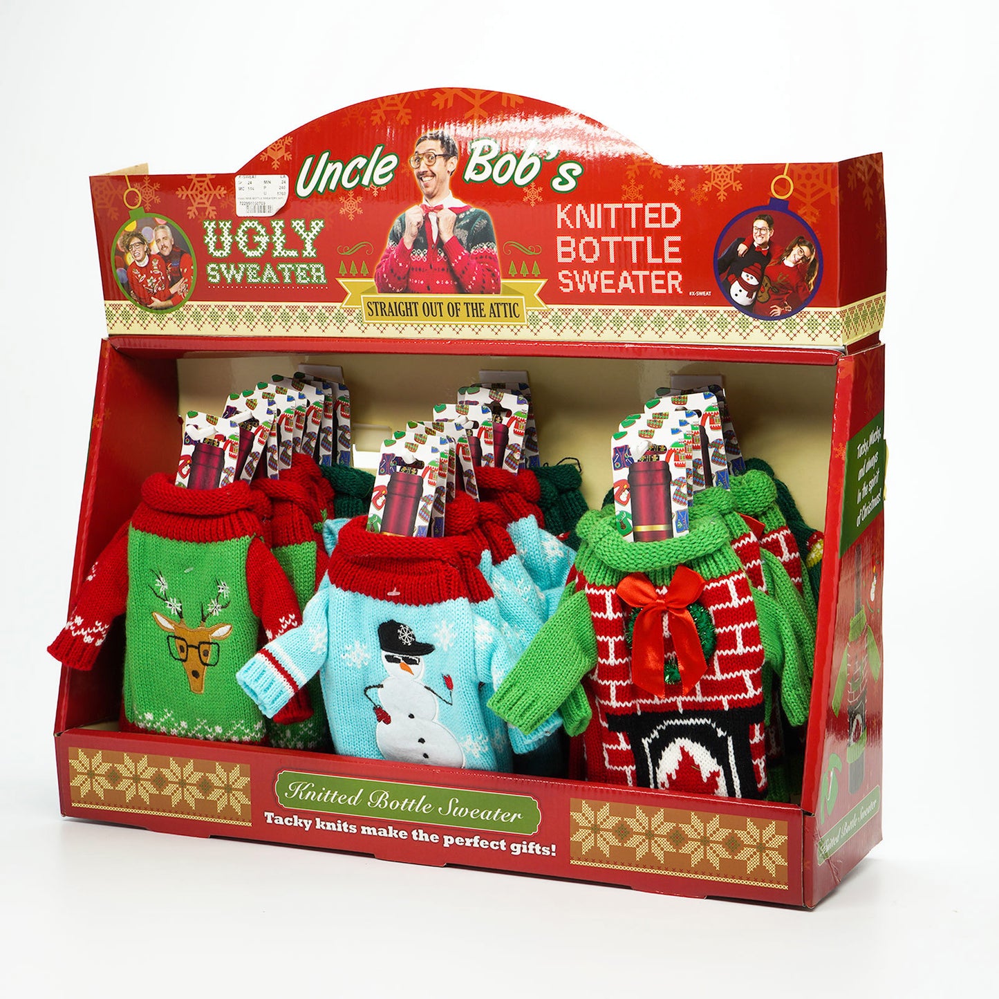 Uncle Bob's Ugly Wine Bottle Sweaters