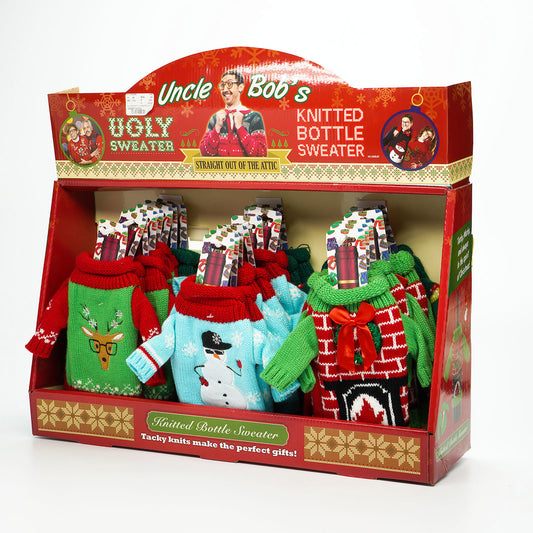 Uncle Bob's Ugly Wine Bottle Sweaters