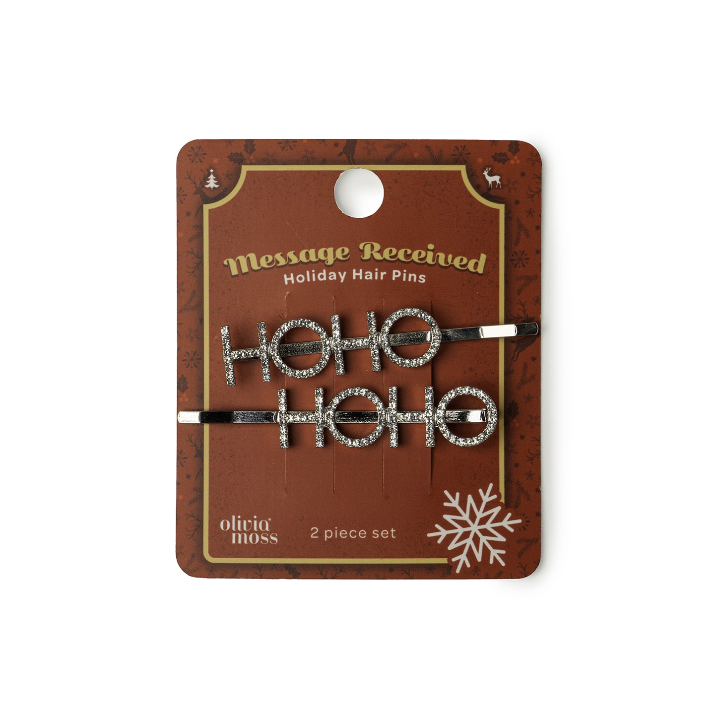 Holiday Bling Hair Clips