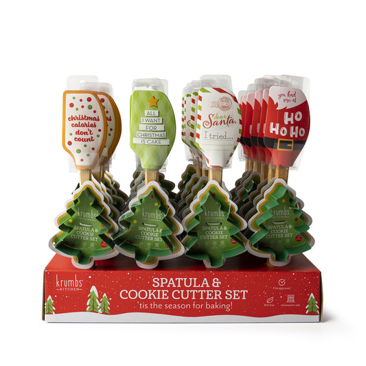 Holiday Spatula Cookie Cutter Set