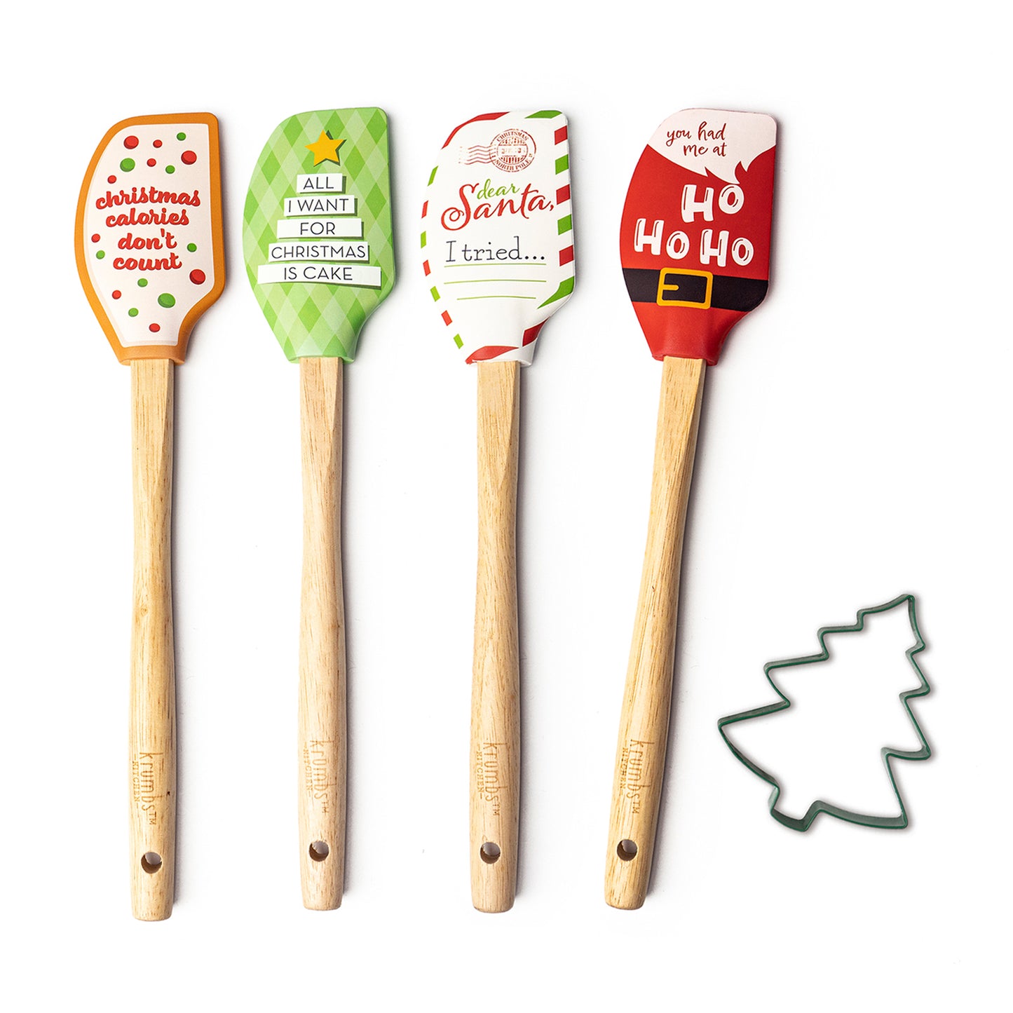 Holiday Spatula Cookie Cutter Set