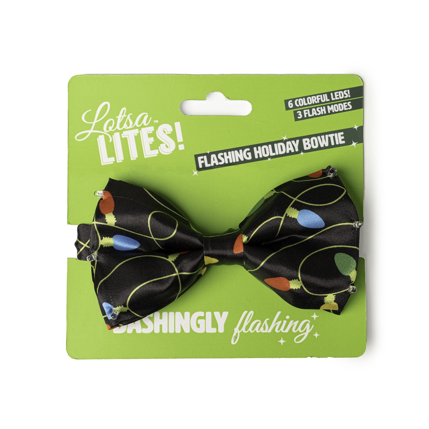 Lotsa LITES! Flashing Holiday Bowtie
