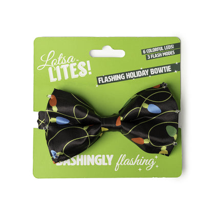 Lotsa LITES! Flashing Holiday Bowtie