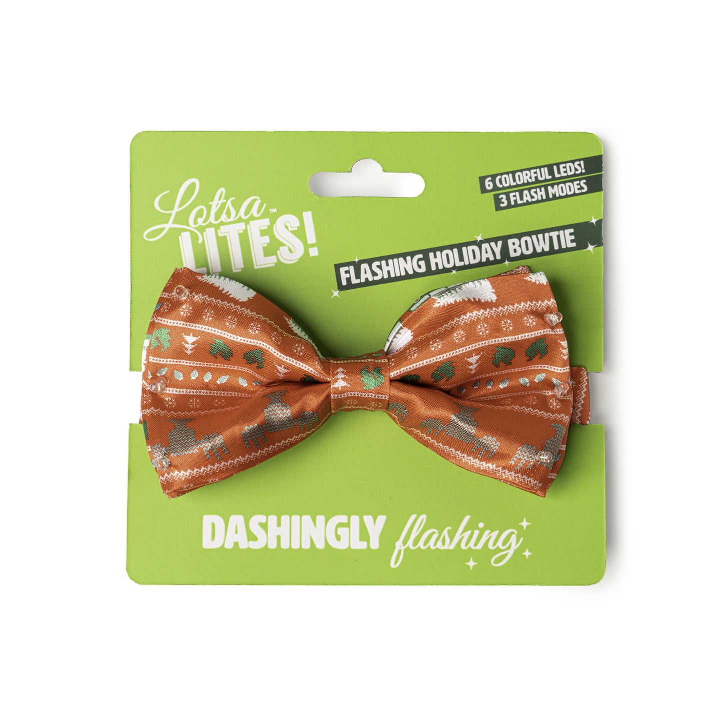 Lotsa LITES! Flashing Holiday Bowtie