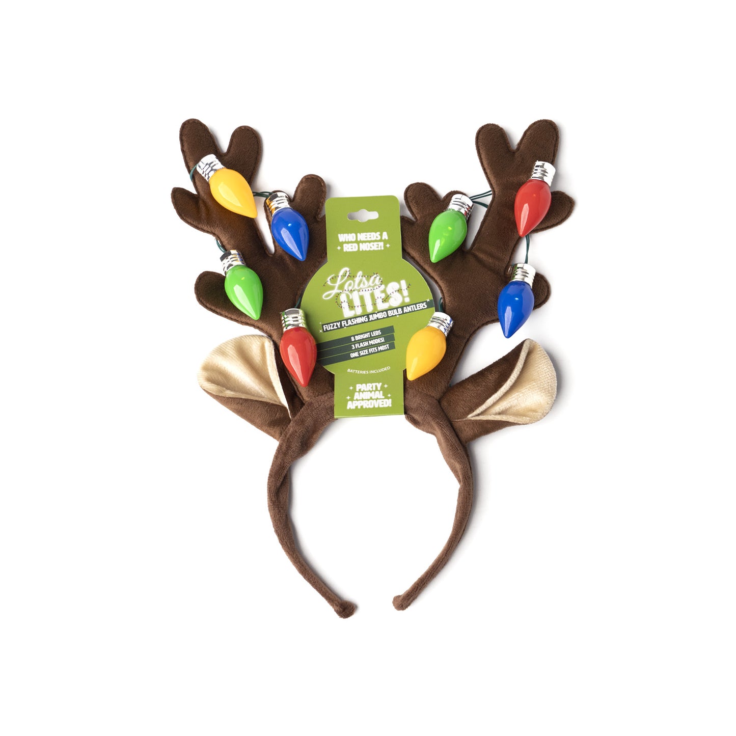 Lotsa LITES! Jumbo Light-Up Antler Headband