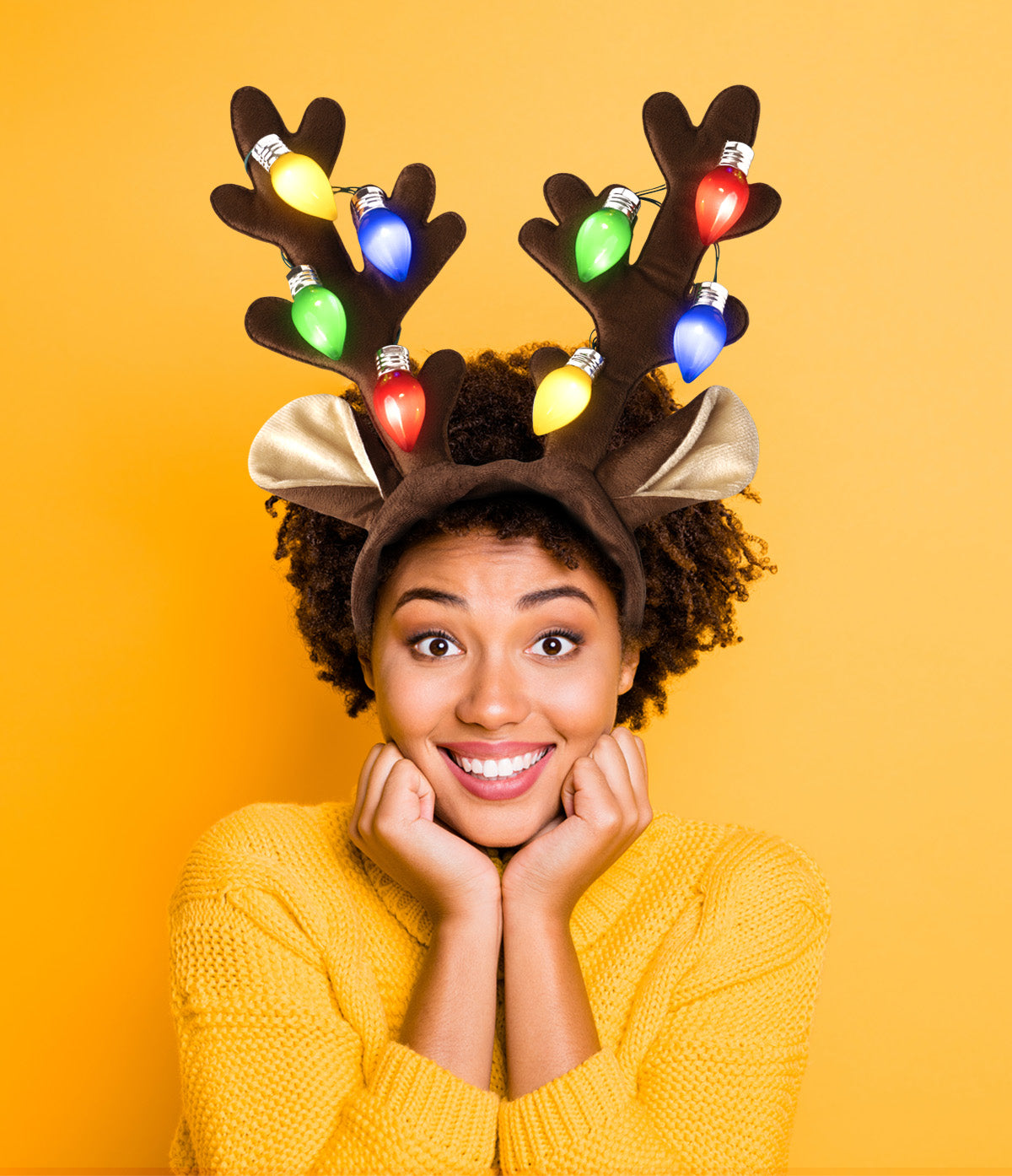Lotsa LITES! Jumbo Light-Up Antler Headband