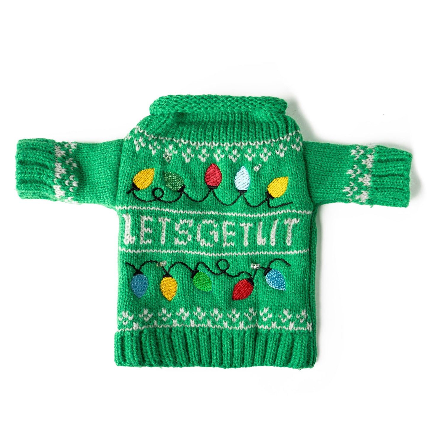Uncle Bob’s Light-Up Wine & Bottle Sweater