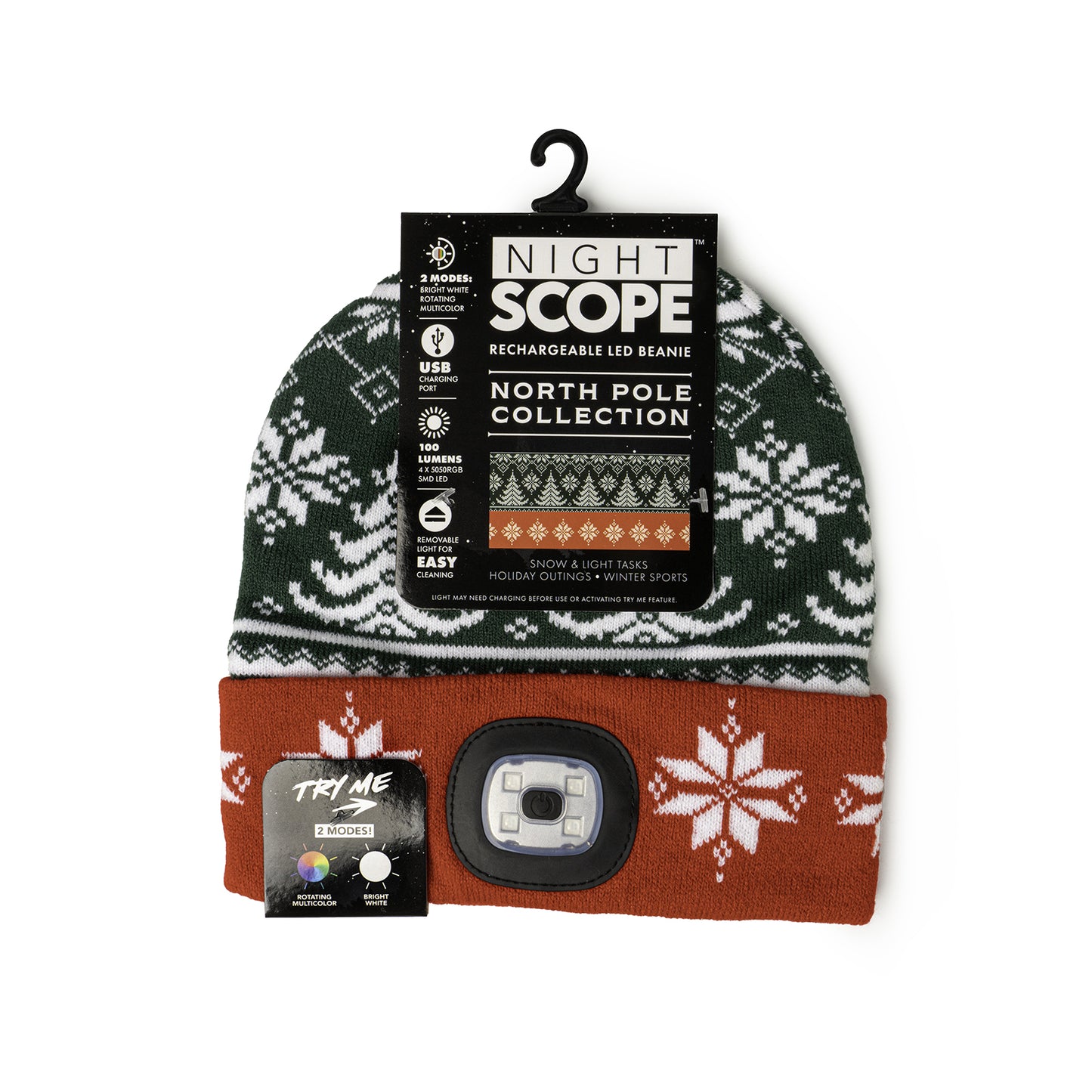 North Pole Rechargeable LED Beanie