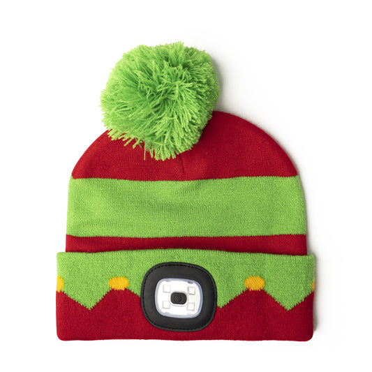 Holiday Kids Rechargeable LED Pom Hat