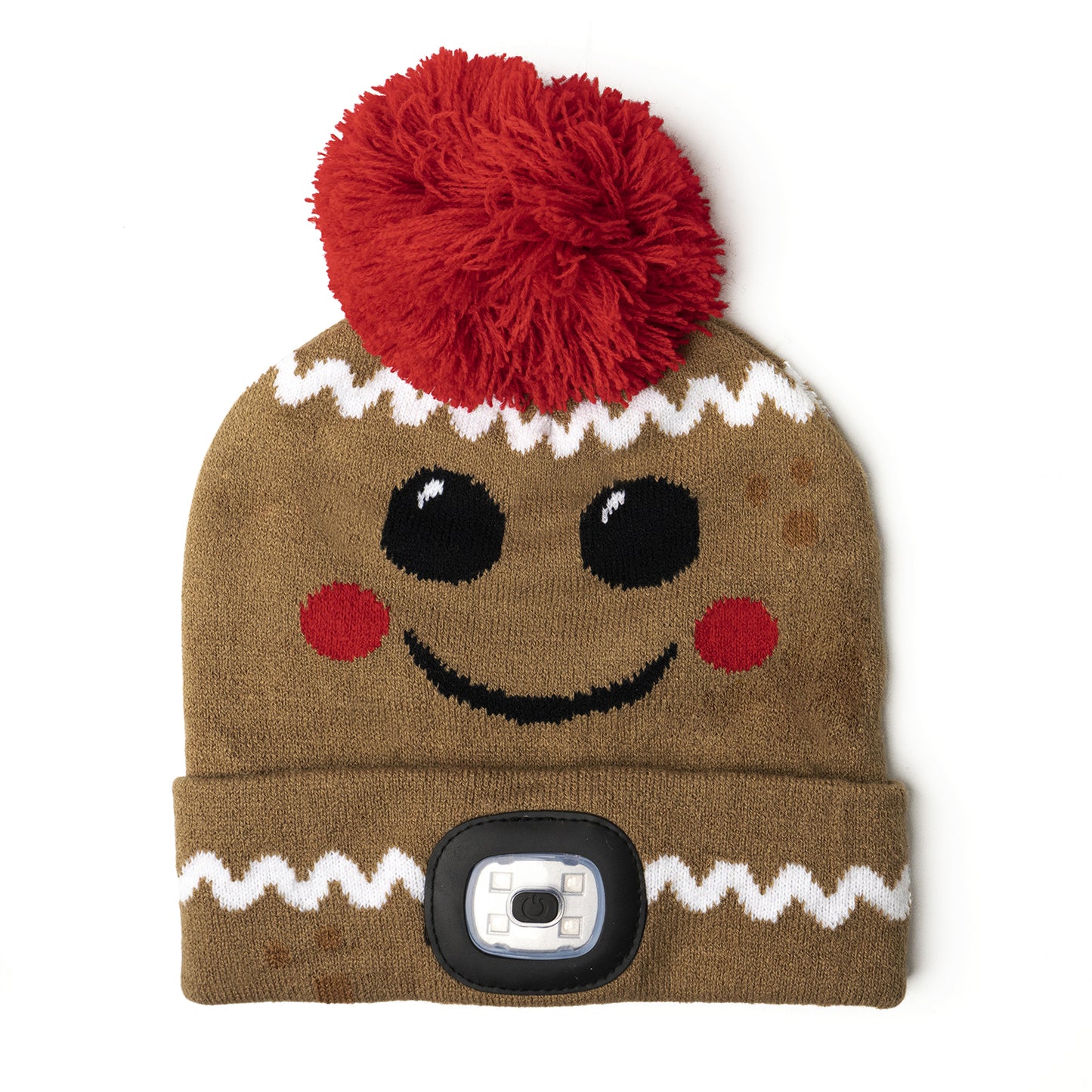 Holiday Kids Rechargeable LED Pom Hat