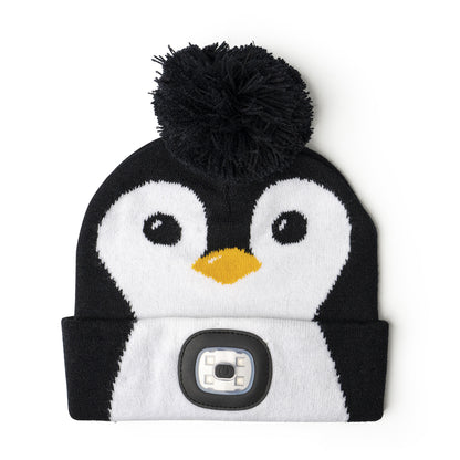 Holiday Kids Rechargeable LED Pom Hat
