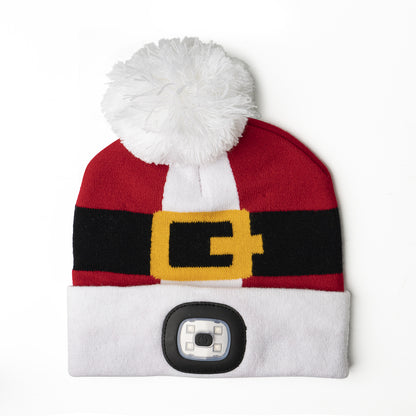 Holiday Kids Rechargeable LED Pom Hat